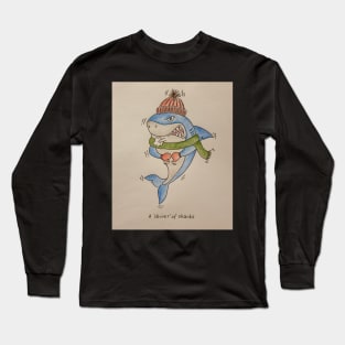 A 'Shiver' of Sharks Long Sleeve T-Shirt